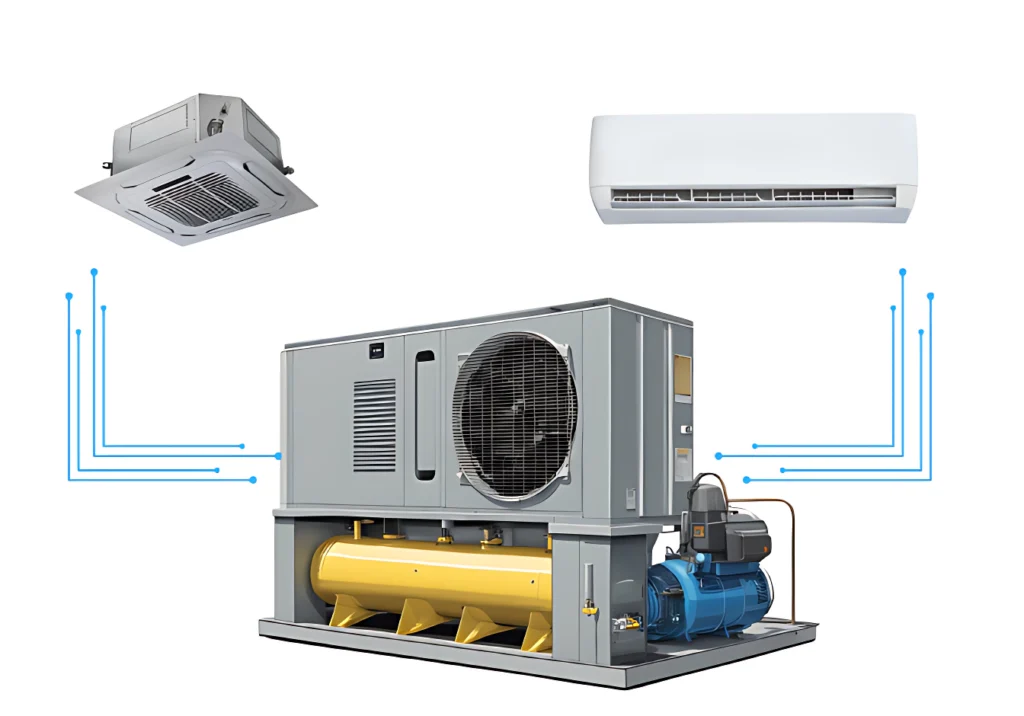 Gambar ilustrasi AC besar oleh sampurna jaya teknik ac sebagai layanan service ac di jabodetabek